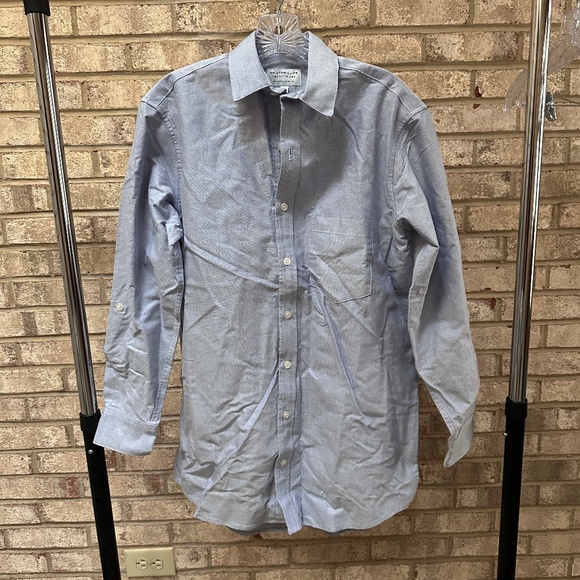 NEW Emily Phillips BLUE OXFORD GIRLFRIEND BUTTON DOWN SHIRT - Women's S (3) - Picture 2 of 5